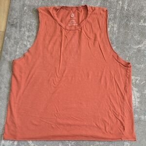 Barre3 Women's Sleeveless Coral Muscle Tee